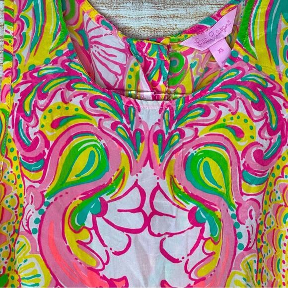 Lilly Pulitzer 100% Silk Tank Top - Picture 2 of 10